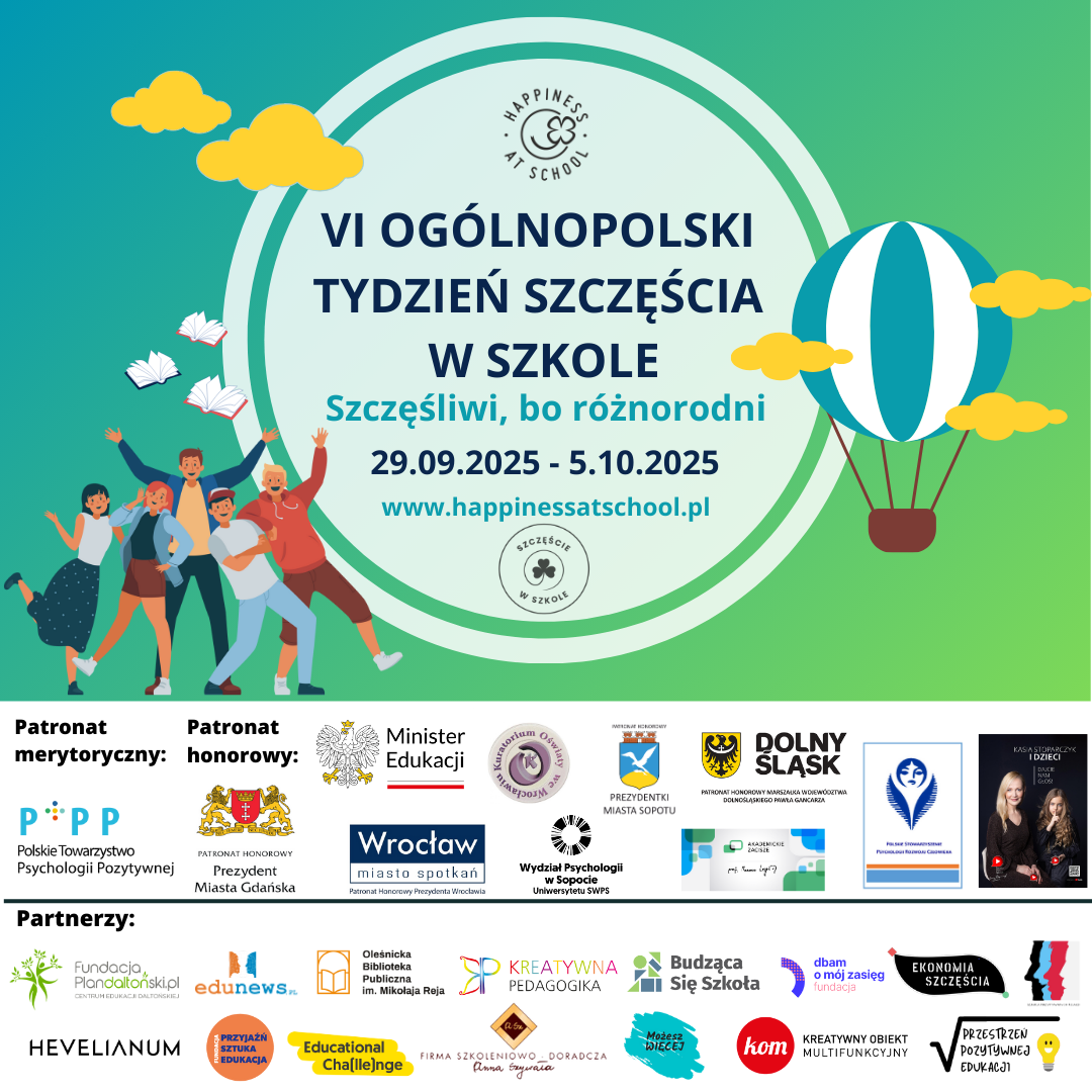 VI OGOLNOPOLSKI TYDZIEN SZCZESCIA W SZKOLE LOGOTYPY 1